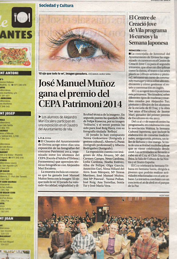 Expo PATRIMONI 2014 Diario de Ibiza 08 04 14
