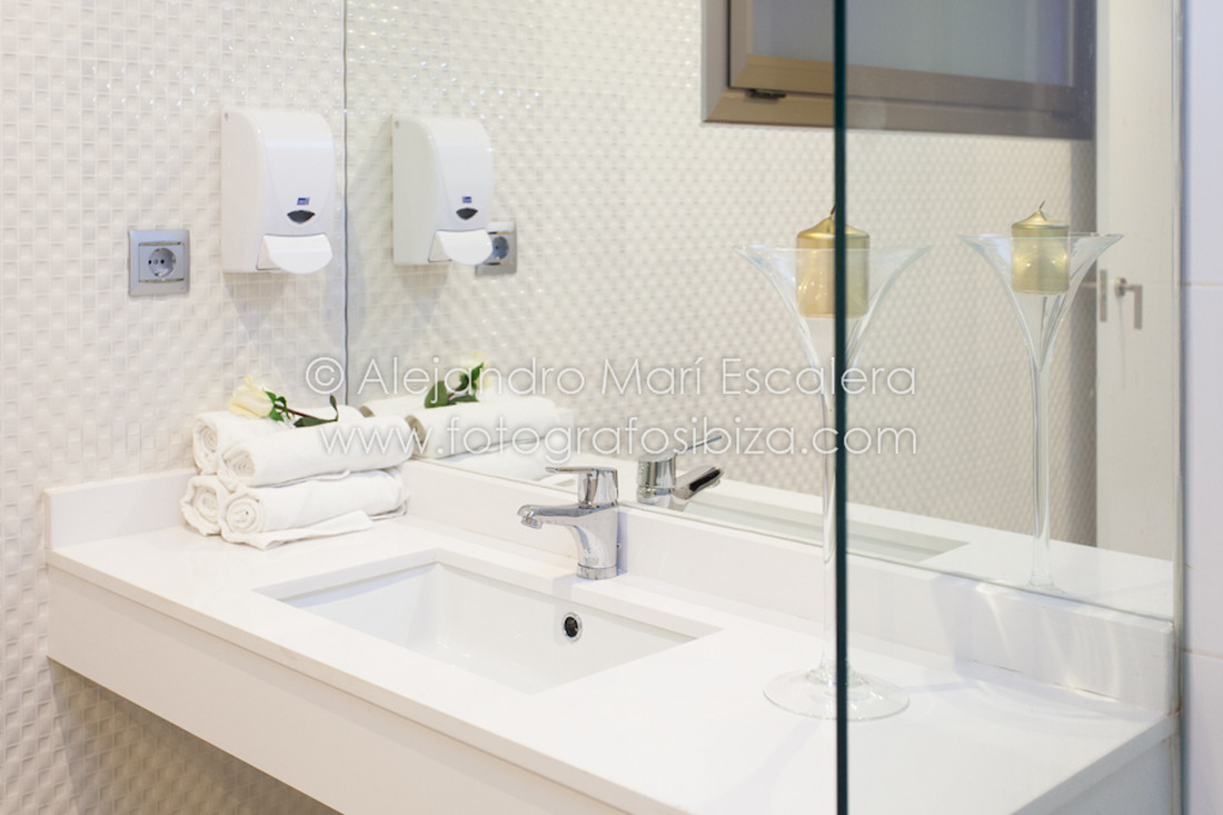 fotografia interior del baño