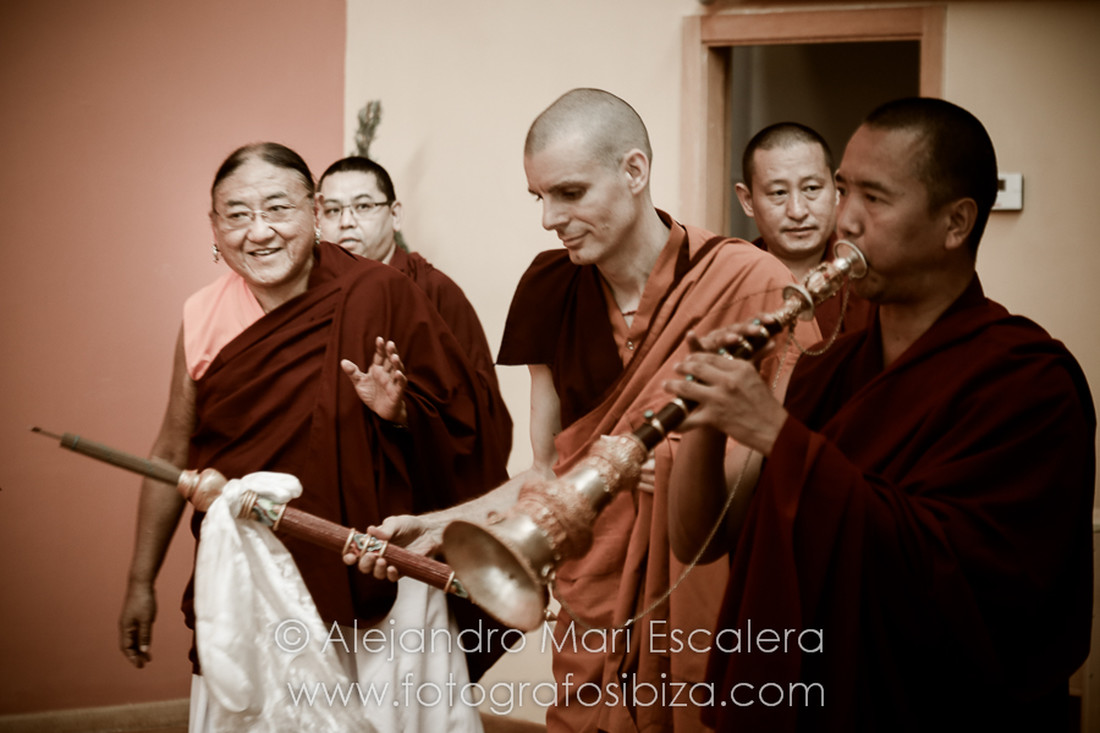 HH Sakya Trizin and Lama Rinchen Gyaltzen