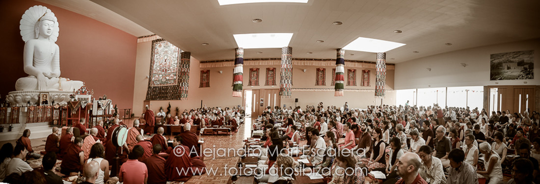 HH Sakya Trizin in Spain Pano Photo Ibiza