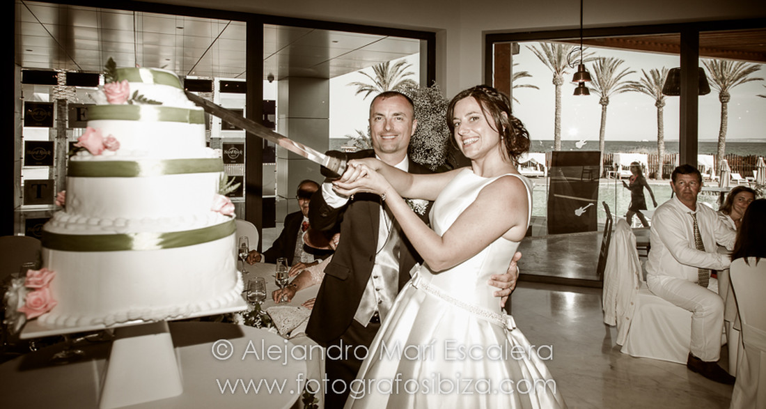 Boda Elia y Tomeu tarta