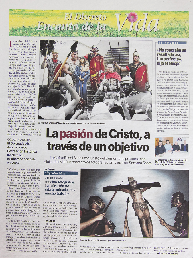 exposicion sobre la pasion de cristo en ibiza