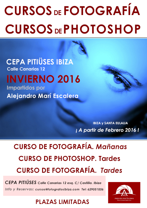 informacion de los Cursos de fotografia de santa eulalia